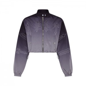 Black Trapstar Arch Windbreaker Men's Outerwear India | YN42-652