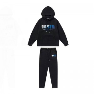 Black Trapstar Black It’s A Secret Men's Tracksuit India | UP58-063