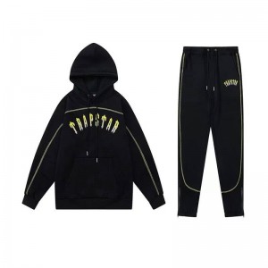 Black Trapstar Central Cee Set Men's Tracksuit India | LO76-718