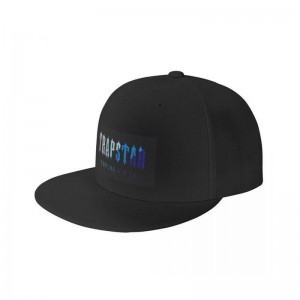 Black Trapstar Chenille Baseball Cap Men's Hats India | TC81-261