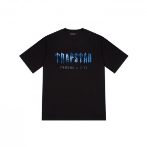 Black Trapstar Decoded Tee Men's T Shirts India | IR19-641