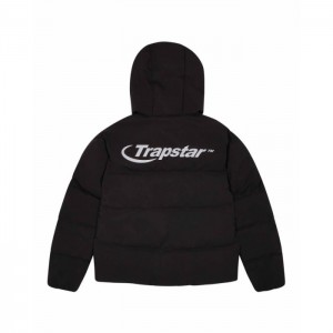 Black Trapstar Hyperdrive Technical Puffer Men's Outerwear India | TA27-420