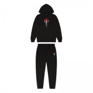 Black Trapstar Irongate T Chenille Men's Tracksuit India | LS56-594