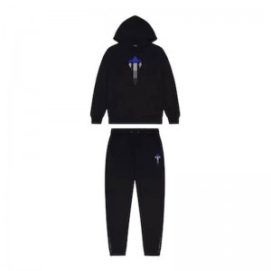 Black Trapstar Irongate T Chenille Men's Tracksuit India | PD96-733