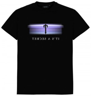 Black Trapstar Irongate T Fade Men's T Shirts India | IW52-864