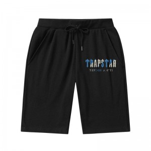 Black Trapstar It's A Secret Men's Shorts India | GT34-875