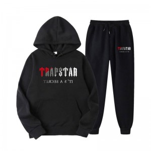 Black Trapstar It's Secret Men's Tracksuit India | QP53-879