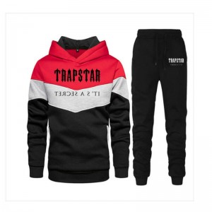 Black Trapstar Jogging Suit Men's Tracksuit India | LN79-556