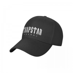 Black Trapstar London Baseball Caps Men's Hats India | HV98-199