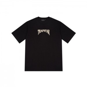 Black Trapstar Panthera Tee Men's T Shirts India | AV27-964