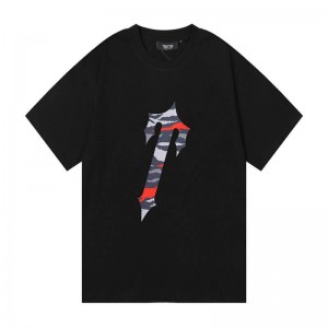 Black Trapstar Tora T-Logo Dave X Men's T Shirts India | XW45-773