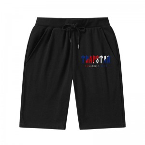 Black Trapstar Winter Causal It's a Secret Men's Shorts India | JZ88-482