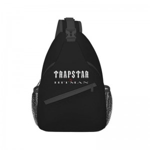 Black Trapstar X Hitman Men's Bags India | ZX21-090