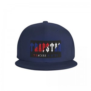 Blue Trapstar Chenille Baseball Cap Men's Hats India | YU16-645