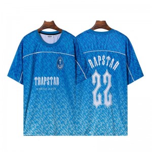 Blue Trapstar It's a Secret 22 Men's T Shirts India | LU76-060