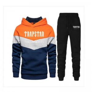 Blue Trapstar Jogging Suit Logo Men's Tracksuit India | SB73-579