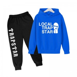 Blue Trapstar Local Face Smile Men's Tracksuit India | QD40-047