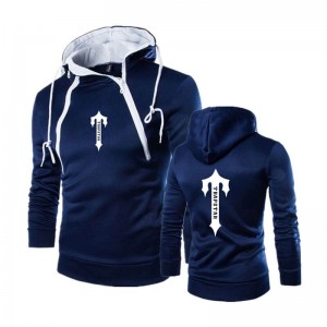 Blue Trapstar Zip Up Men's Hoodie India | WW99-193