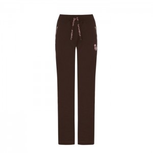 Brown / Pink Trapstar Script Zip Leg Jogging Bottoms Women's Pants India | UG83-690