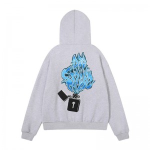 Grey Trapstar Dave X Candy Men's Hoodie India | UN33-130