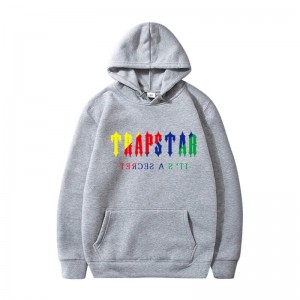 Grey Trapstar It’s A Secret Men's Hoodie India | QP53-211