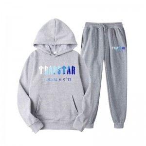 Grey Trapstar It's a Secret Shining Men's Tracksuit India | ZR09-469