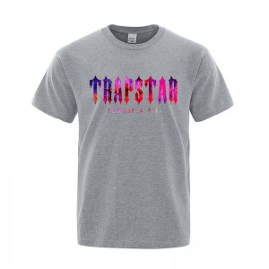 Grey Trapstar London Sunset It's a Secret Men's T Shirts India | EE11-326