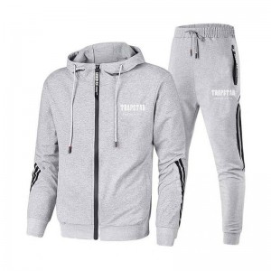 Grey Trapstar Sportswear Men's Tracksuit India | HP64-514