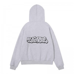 Grey Trapstar T Print Pattern Junior Men's Hoodie India | JI46-019