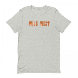 Grey Trapstar Wild West Men's T Shirts India | QC20-223