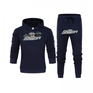 NavyBlue Trapstar London Shooters Funny Men's Tracksuit India | OD73-223