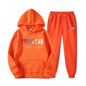 Orange Trapstar Orange It's A Secret Set Men's Tracksuit India | ZN66-770