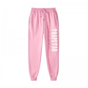 Pink Trapstar Fleece London Shining Men's Pants India | YA10-055