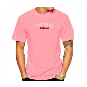 Pink Trapstar London Co-Branded Short Sleeve Men's T Shirts India | RK79-307