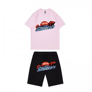 Pink Trapstar London Shooter Sets Men's Shorts India | MP80-309