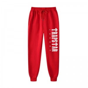 Red Trapstar Fleece London Shining Men's Pants India | KG28-049