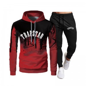 Red Trapstar It's a Secret Streetwear Men's Tracksuit India | ZP52-804