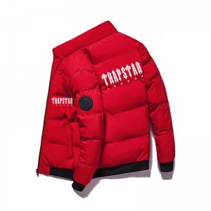 Red Trapstar Winter London Men's Jackets India | ZB85-923