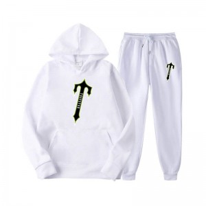 White Trapstar Central Tee And Irongate Men's Tracksuit India | HV28-107