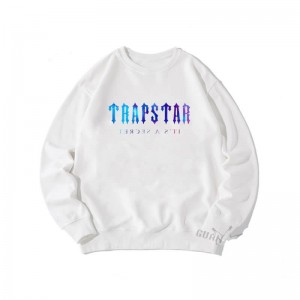 White Trapstar Crewneck It's a Secret Men's Sweatshirts India | UJ94-404