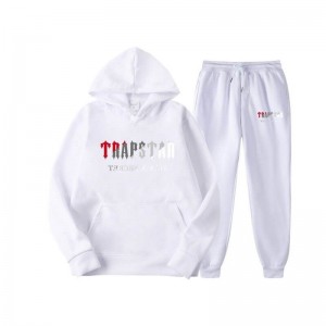 White Trapstar It's Secret Men's Tracksuit India | CA36-004