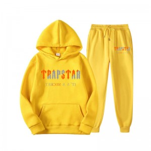 Yellow Trapstar Fleece It's Secret Men's Tracksuit India | UR43-777