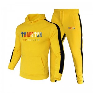 Yellow Trapstar Winter Hooded Men's Tracksuit India | KO30-470