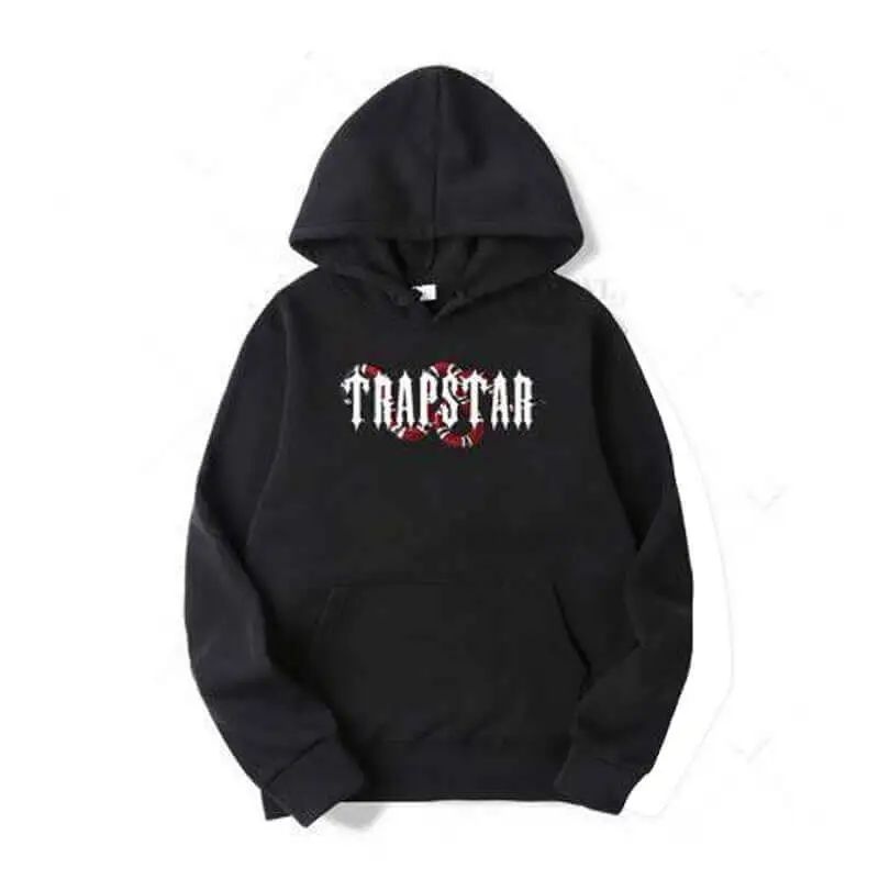 Black Snake Trapstar Black Snake Men\'s Hoodie India | QQ83-062