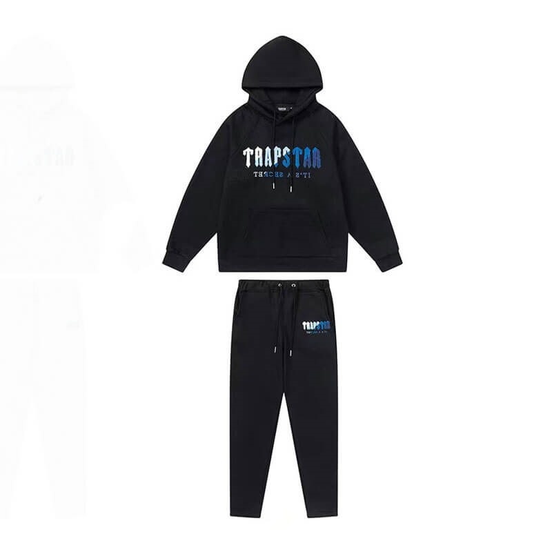 Black Trapstar Black It’s A Secret Men\'s Tracksuit India | UP58-063