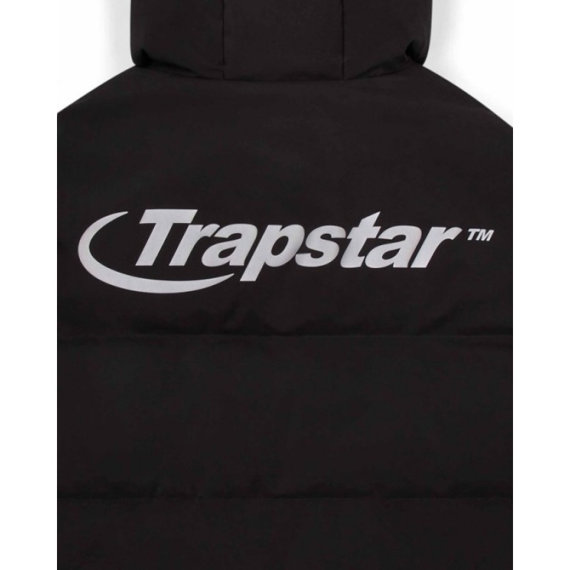 Black Trapstar Hyperdrive Technical Puffer Men's Outerwear India | TA27-420