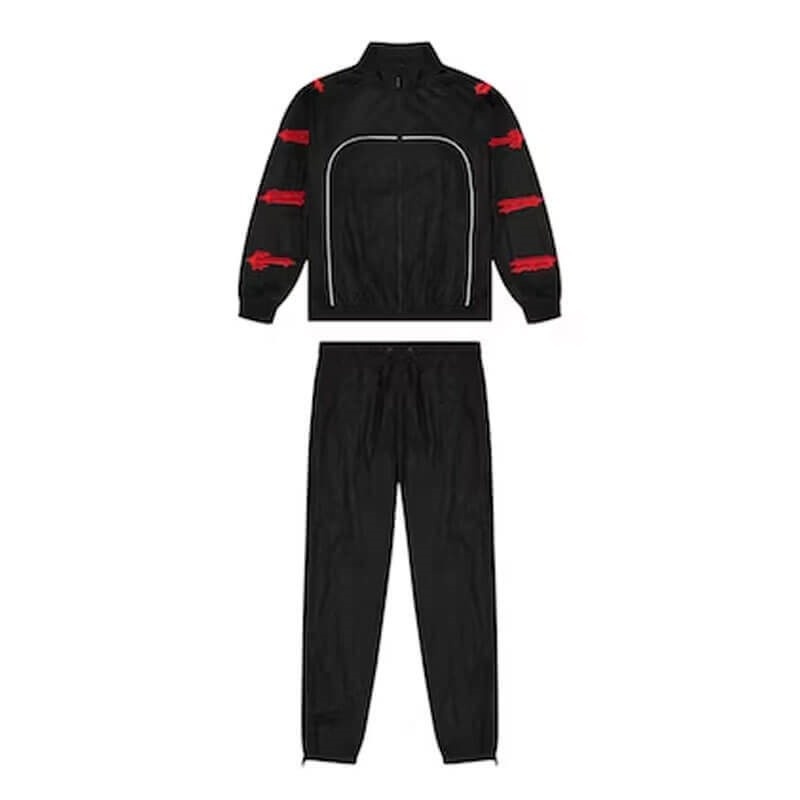 Black Trapstar Irongate 2.0 Jacket Shellsuit Men\'s Tracksuit India | KM29-932