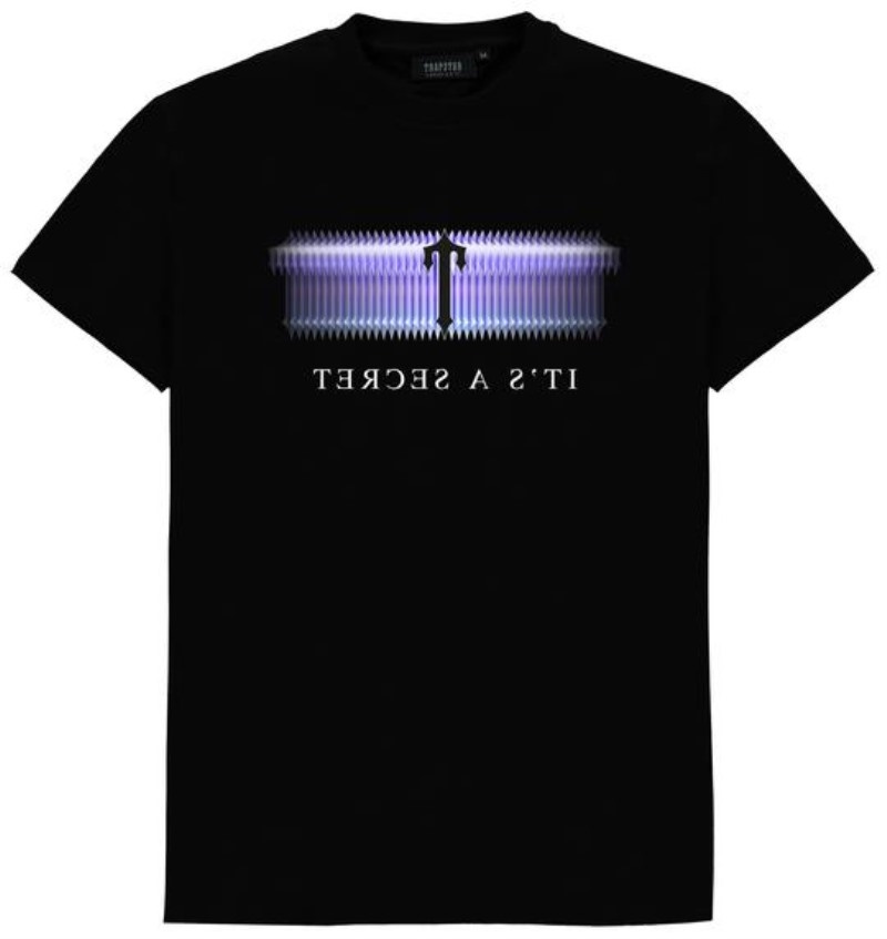 Black Trapstar Irongate T Fade Men\'s T Shirts India | IW52-864