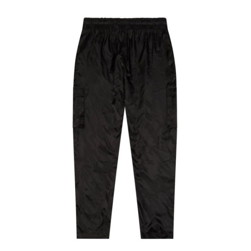 Black Trapstar Irongate T Jacquard Cargos Men's Pants India | PT76-817