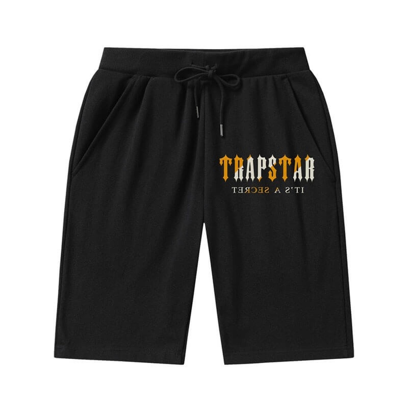 Black Trapstar It\'s A Secret Men\'s Shorts India | VS35-495